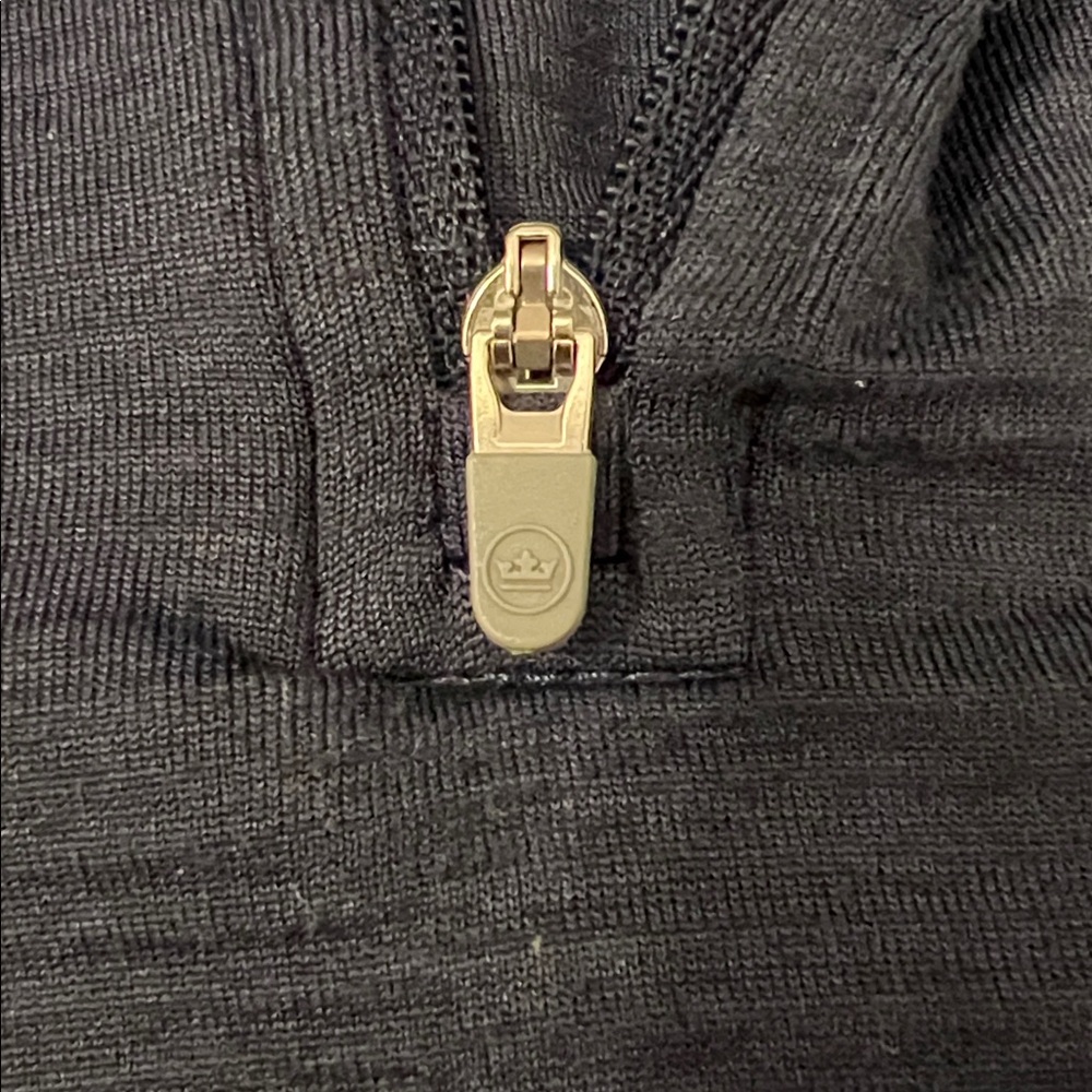 Peter Millar Navy Ribbed Crewneck Pullover - Picture 4 of 5